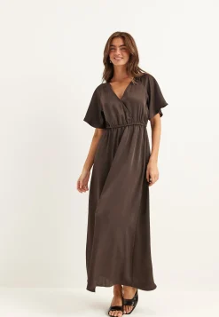 Satin Maxi Dress