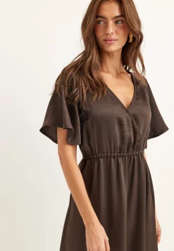 Satin Maxi Dress