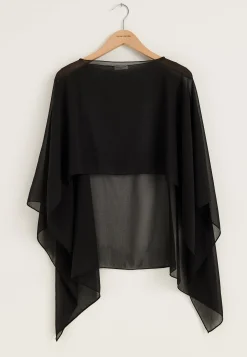 Sheer Chiffon Cape