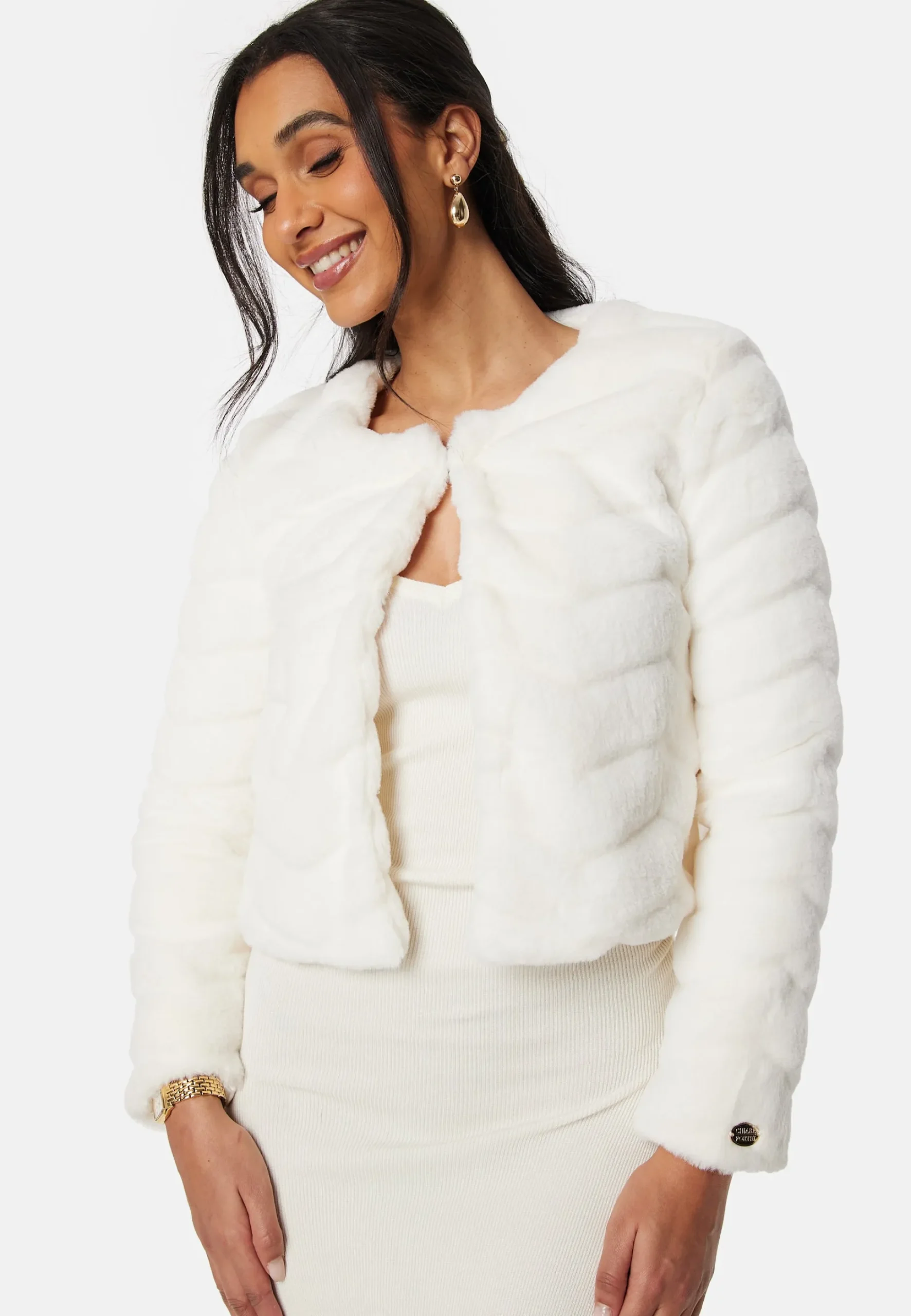 Short Party Faux Fur Jacket