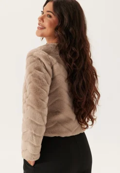 Short Party Faux Fur Jacket