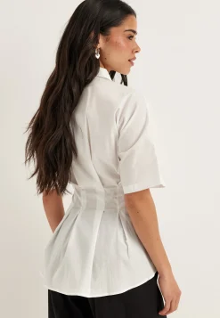 Short Sleeve Waist Shirt