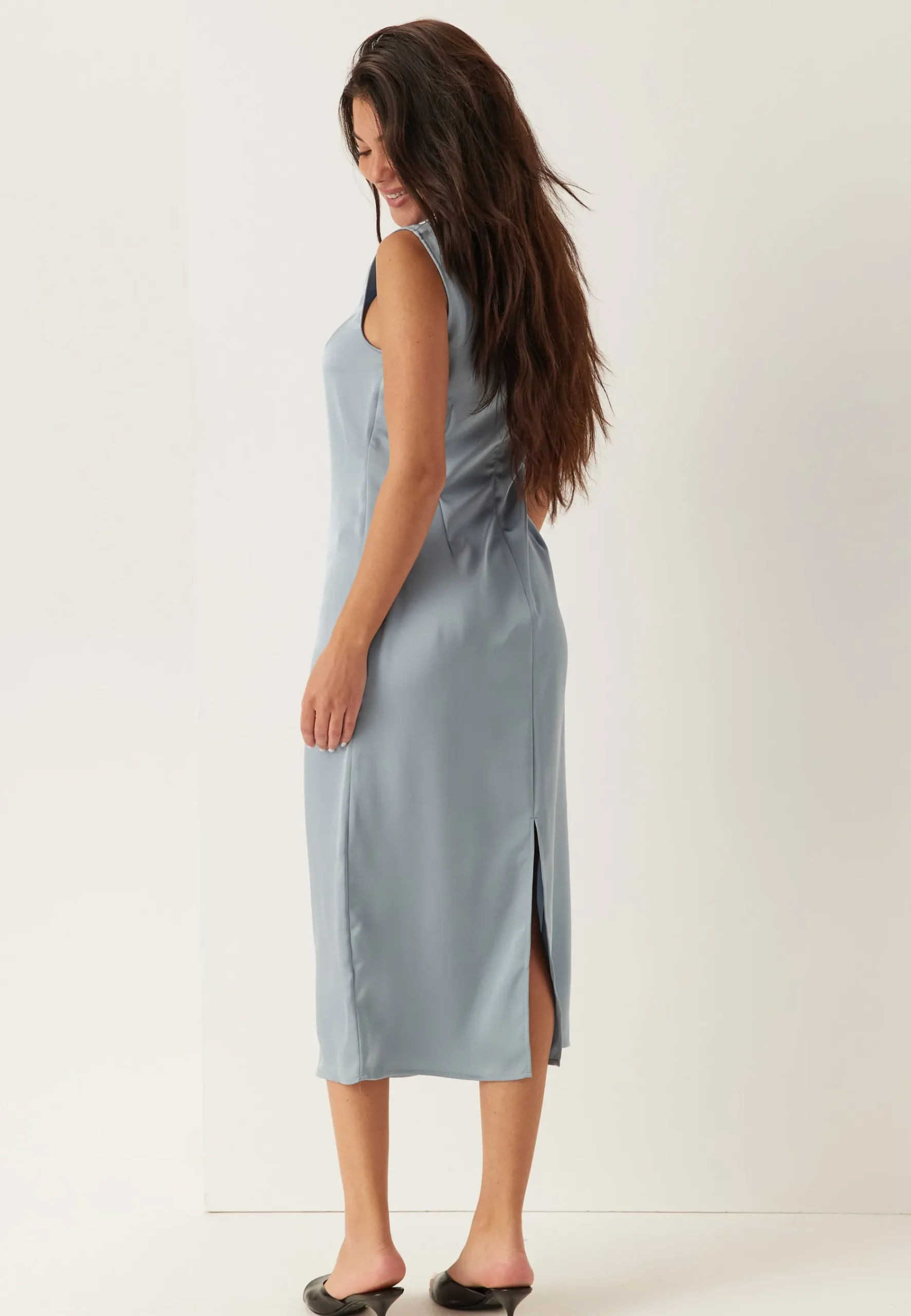 Slfchloe Slim Sl O-neck Midi Dress
