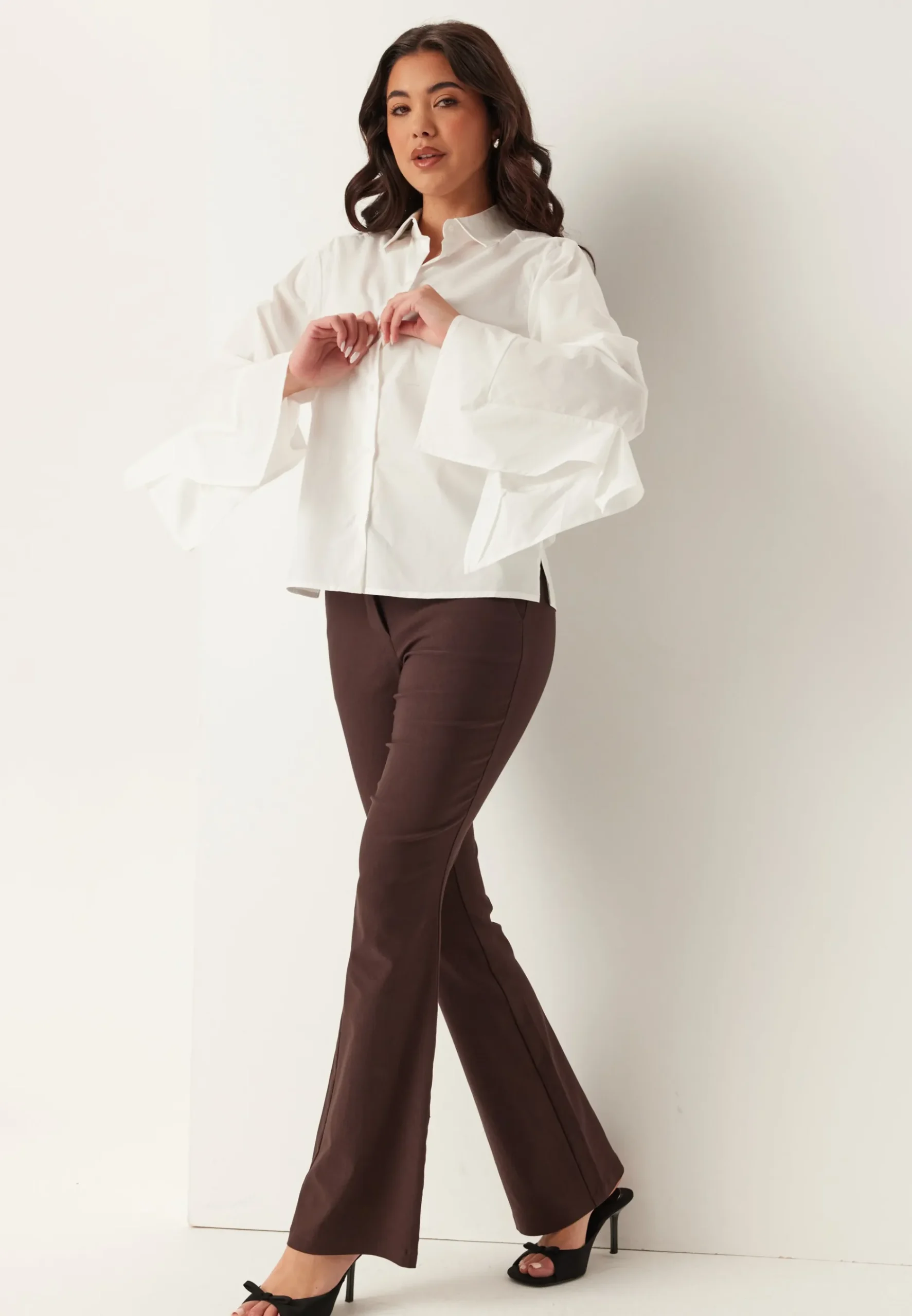 Slfdelia Relaxed Flounce Shirt