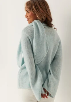 Slflulu Ls Bow Knit