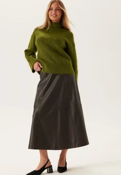 Slfmira Mohair Ls Knit High_x0