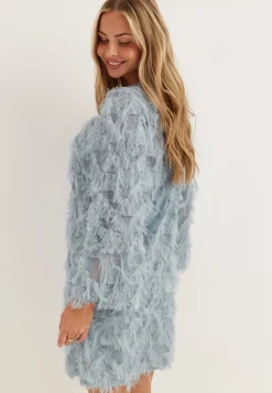 Slfmyline Relaxed Ls Boat Neck Dress