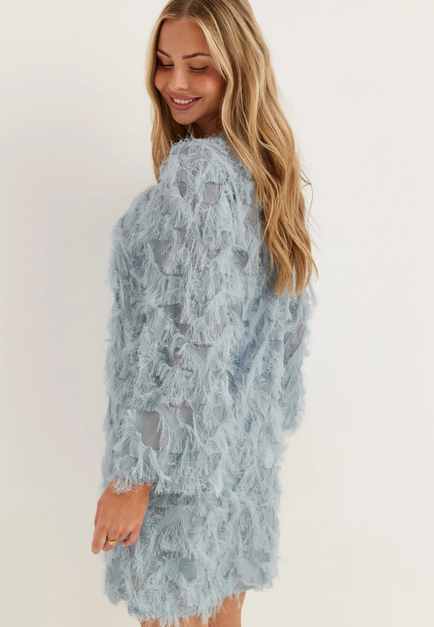 Slfmyline Relaxed Ls Boat Neck Dress