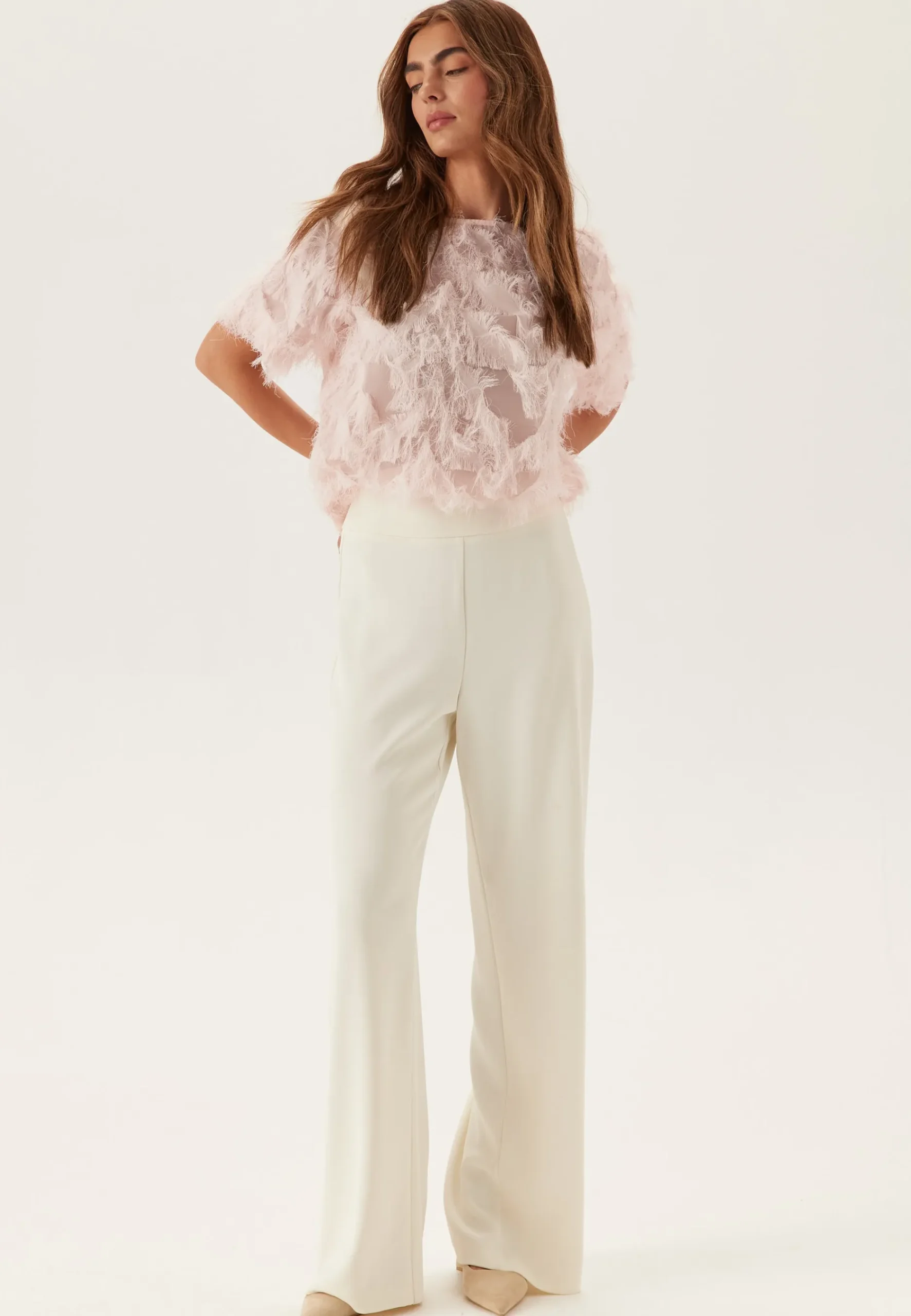 Slfmyline Ss Boat Neck Top