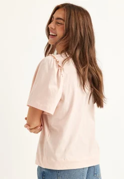 Slfpenelope 2/4 RUFFLE TEE NOOS