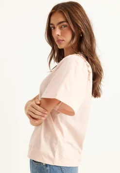 Slfpenelope 2/4 RUFFLE TEE NOOS