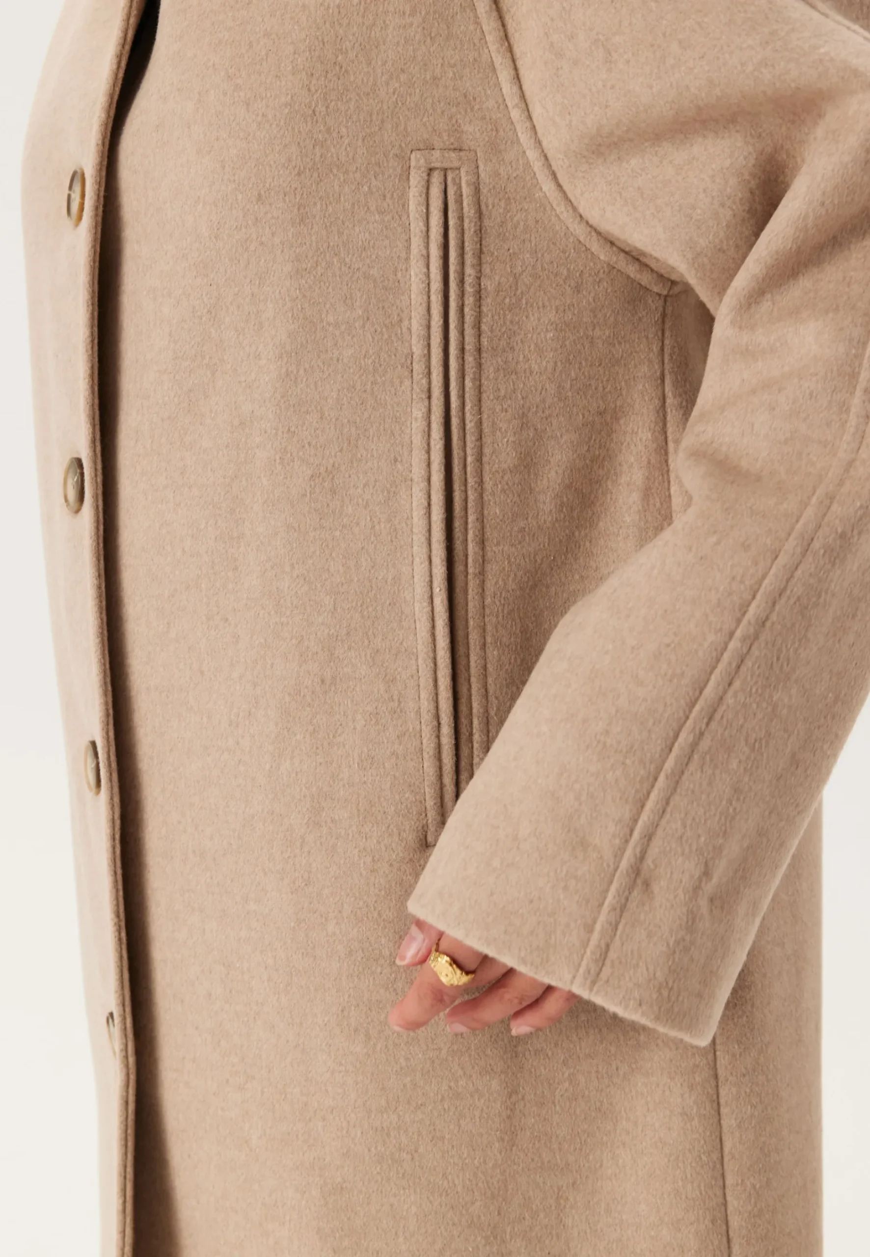 Slfvinni Wool Blend Coat