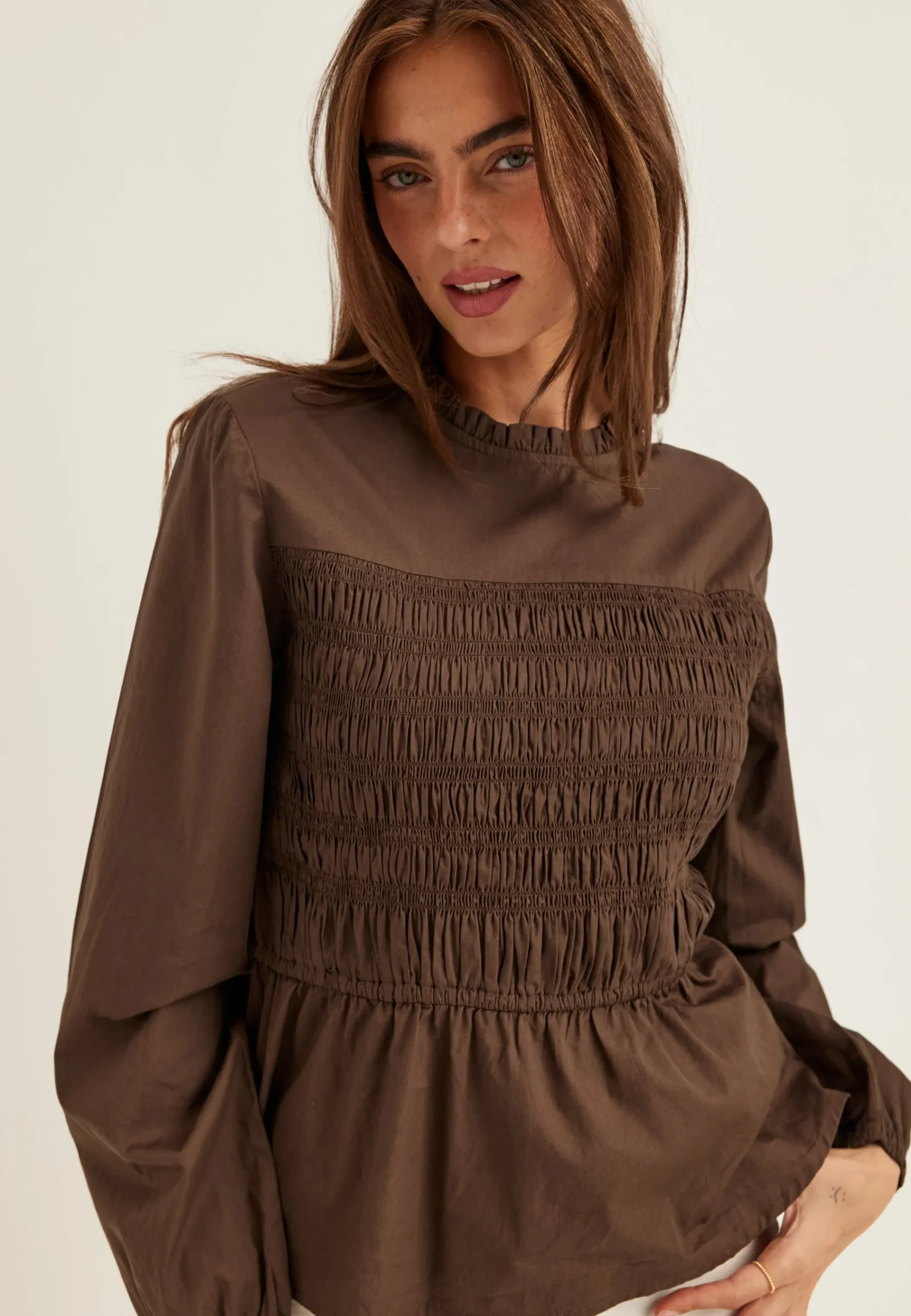 Smock Cotton Blouse