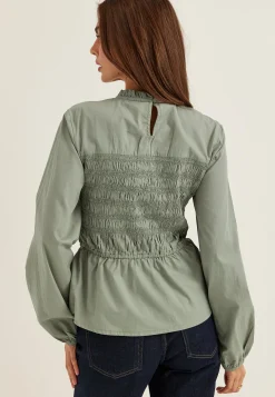 Smock Cotton Blouse