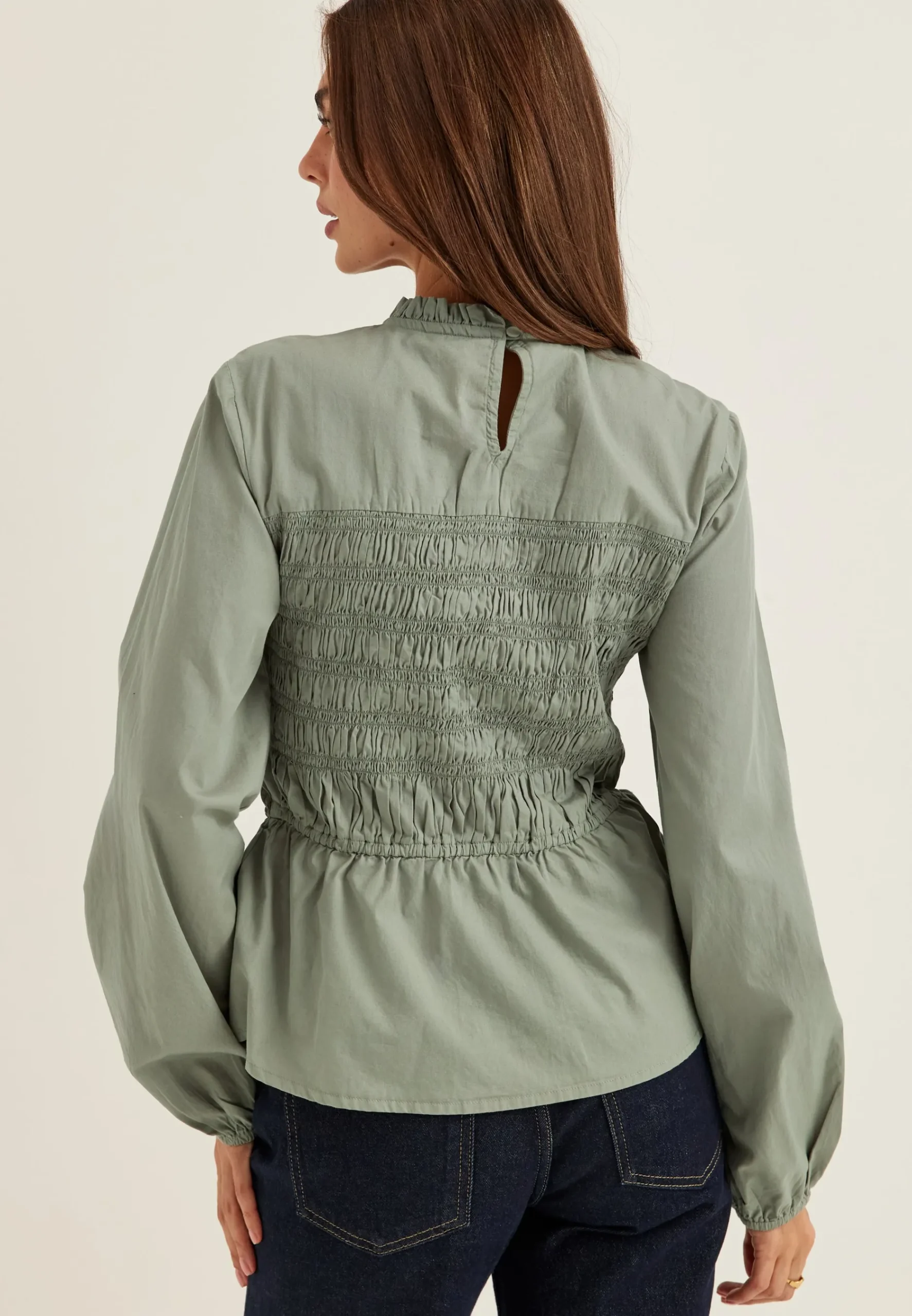 Smock Cotton Blouse