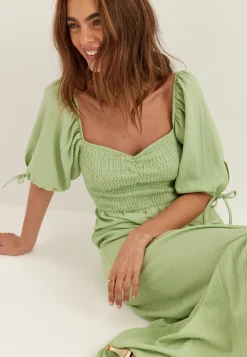 Smock Maxi Dress