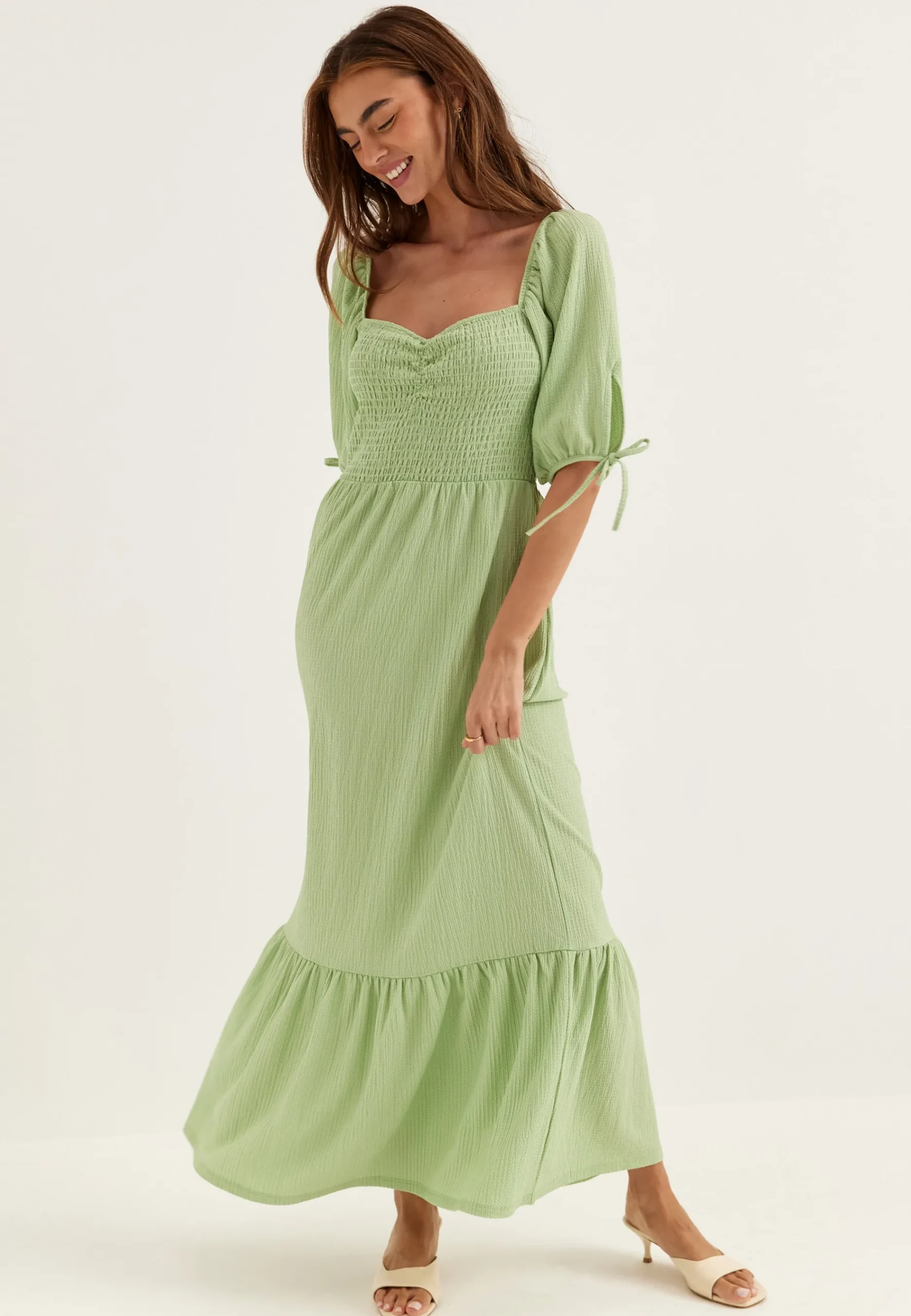 Smock Maxi Dress