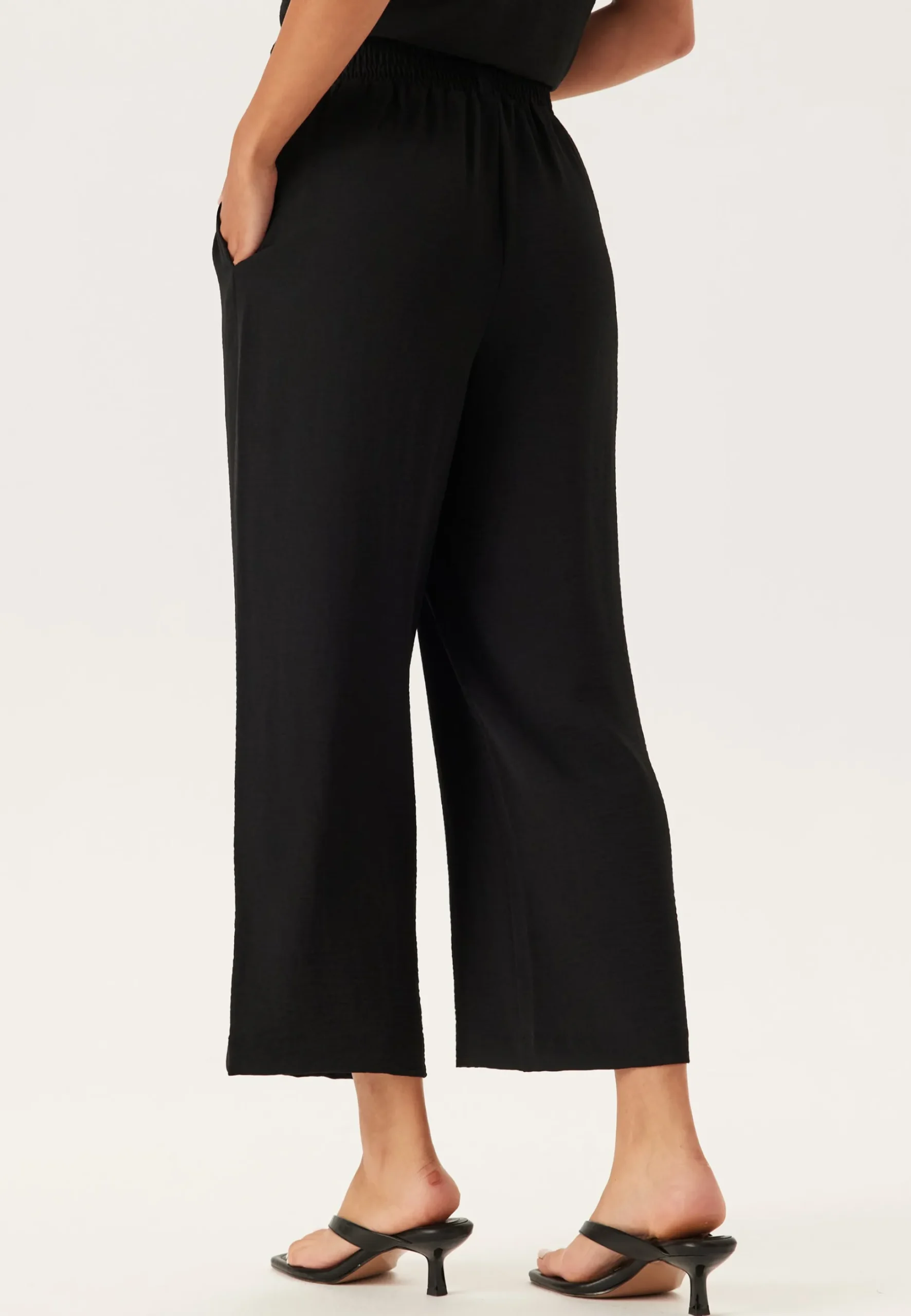 Smock Waist Ankle Trousers