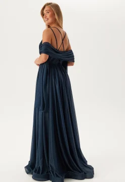 Sparkling Evening Dress With Tie Back