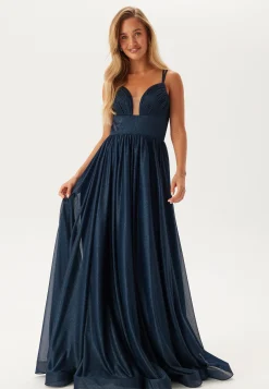 Sparkling Evening Dress With Tie Back