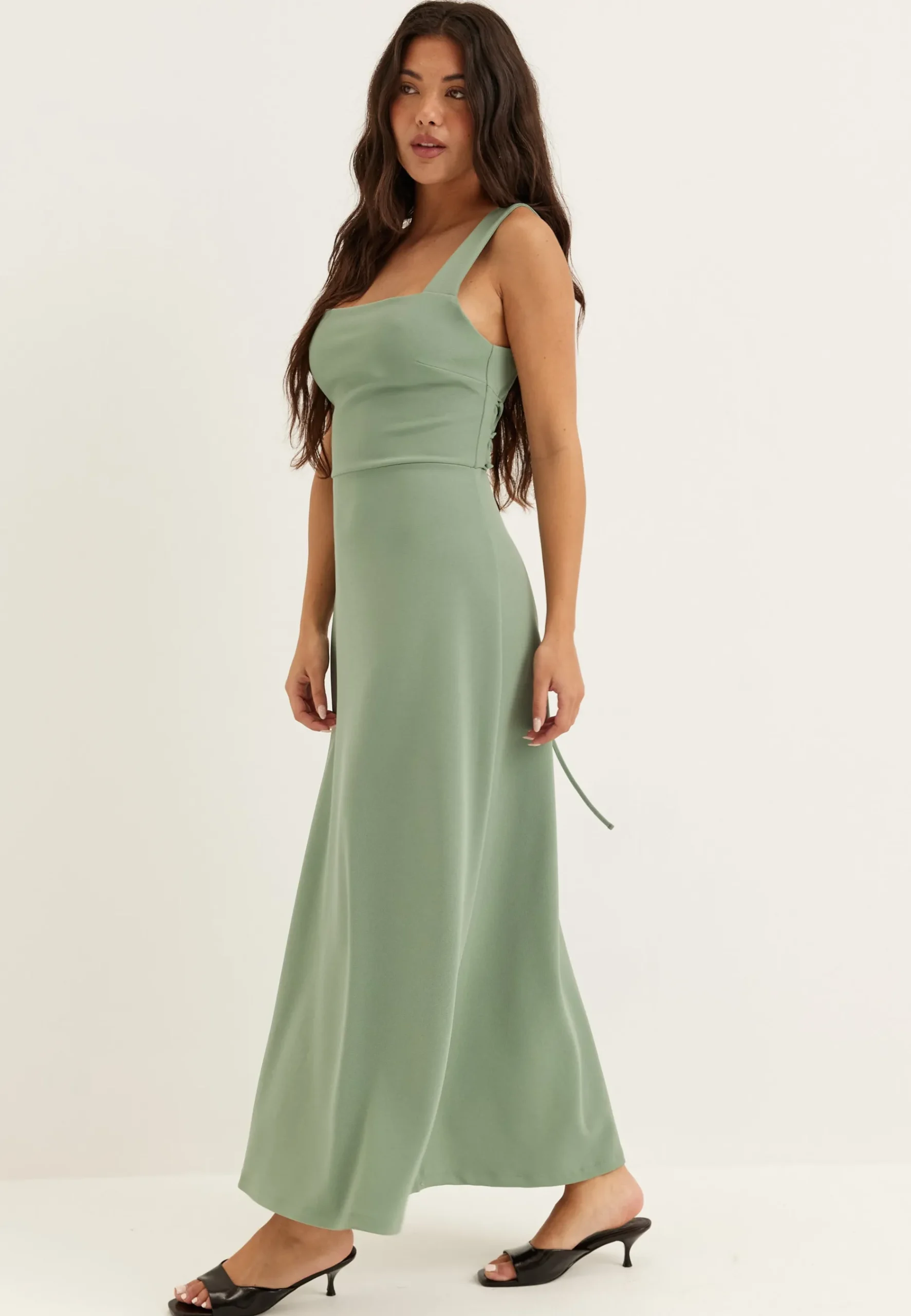 Square Neck Corset Dress