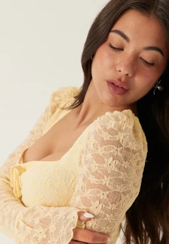 Square Neck Lace Dress