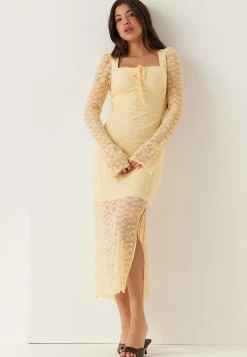Square Neck Lace Dress
