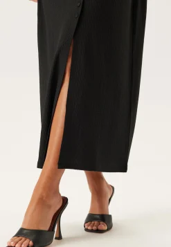 Structure Button Midi Dress
