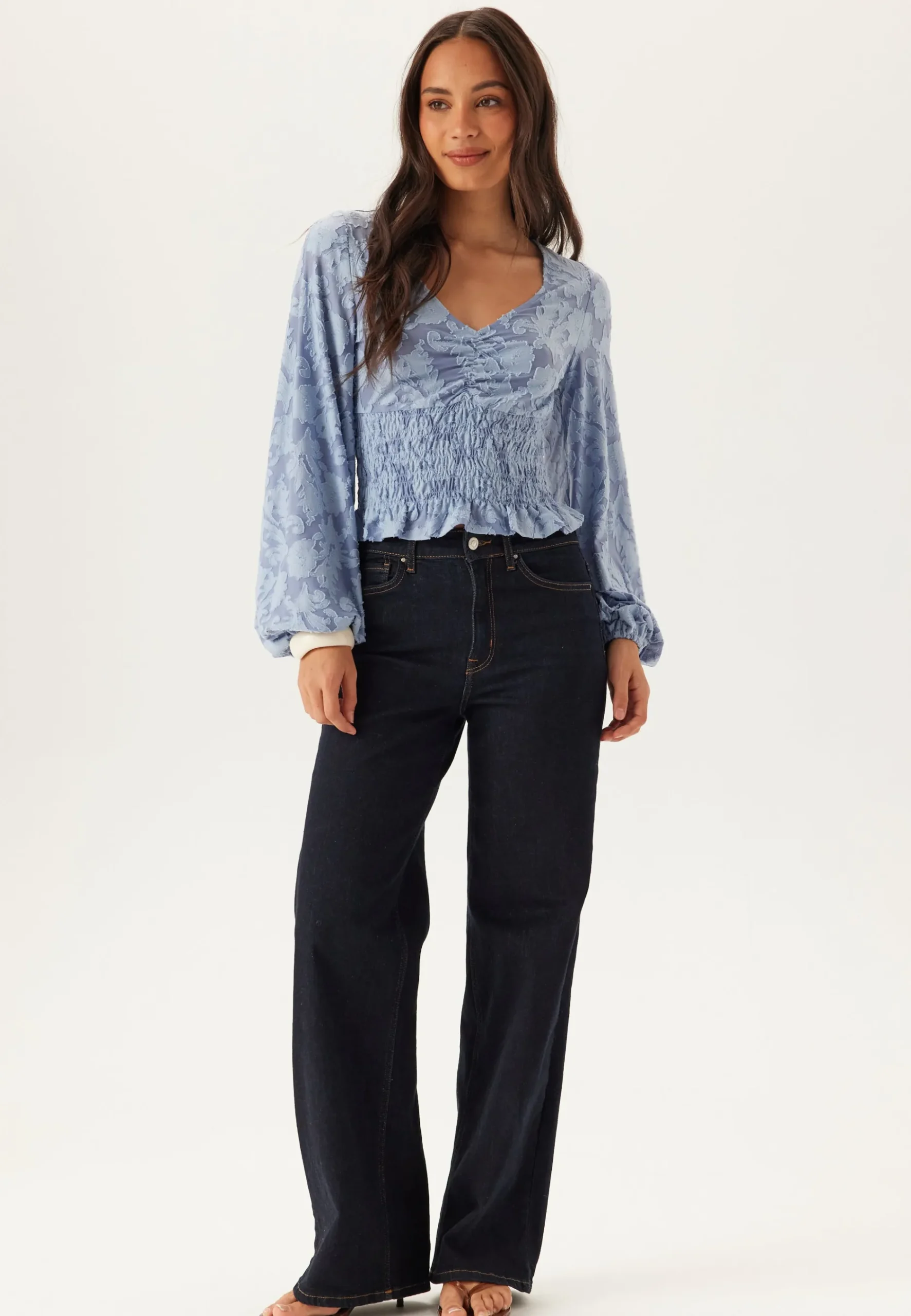 Structure Floral Smock Top