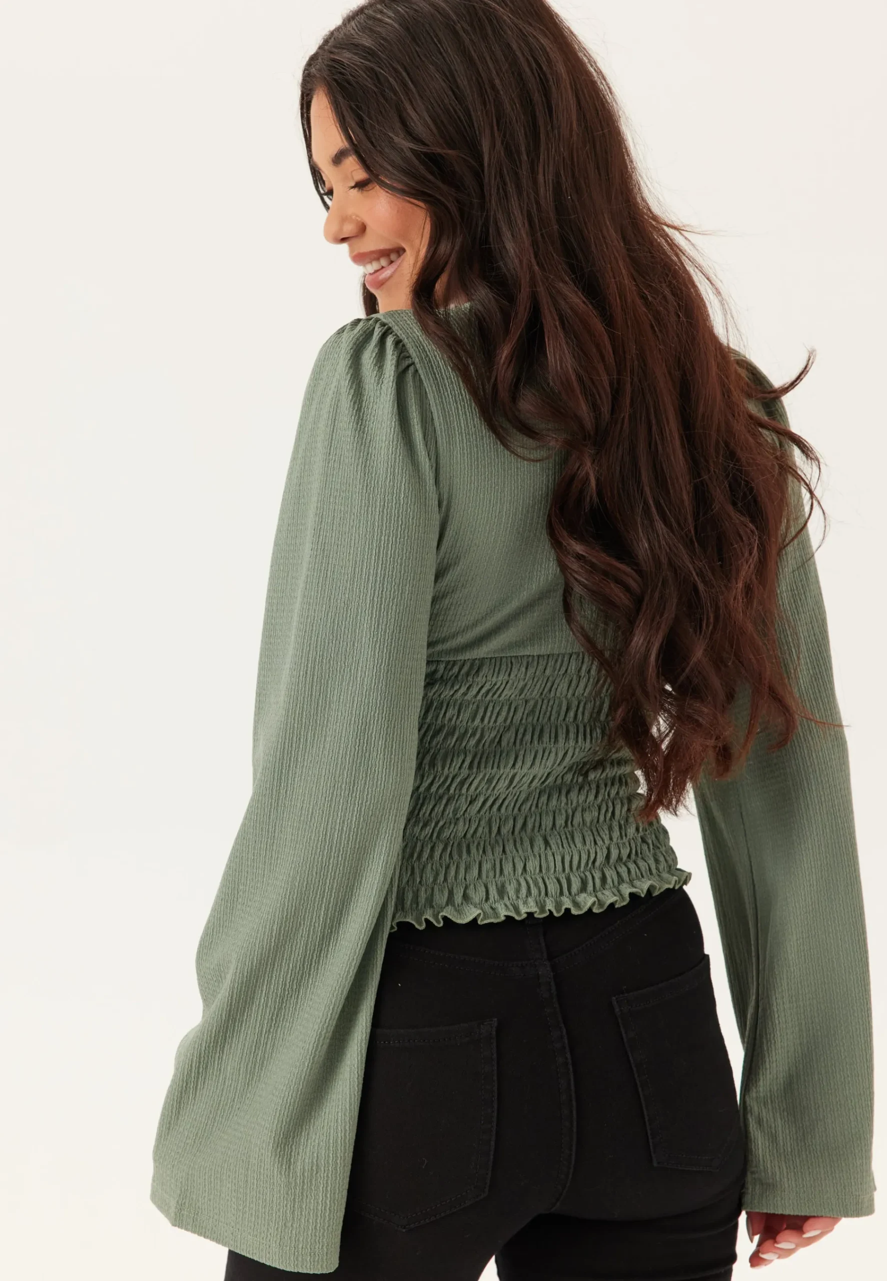 Structure Smock Top