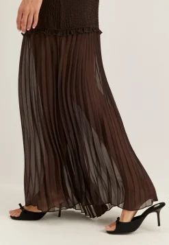 Strucure Combined Maxi Skirt