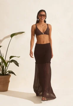 Strucure Combined Maxi Skirt
