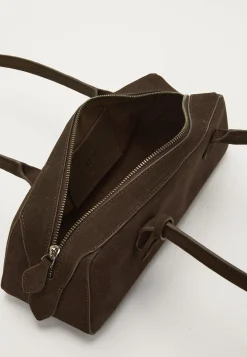 Suede Baguette Bag