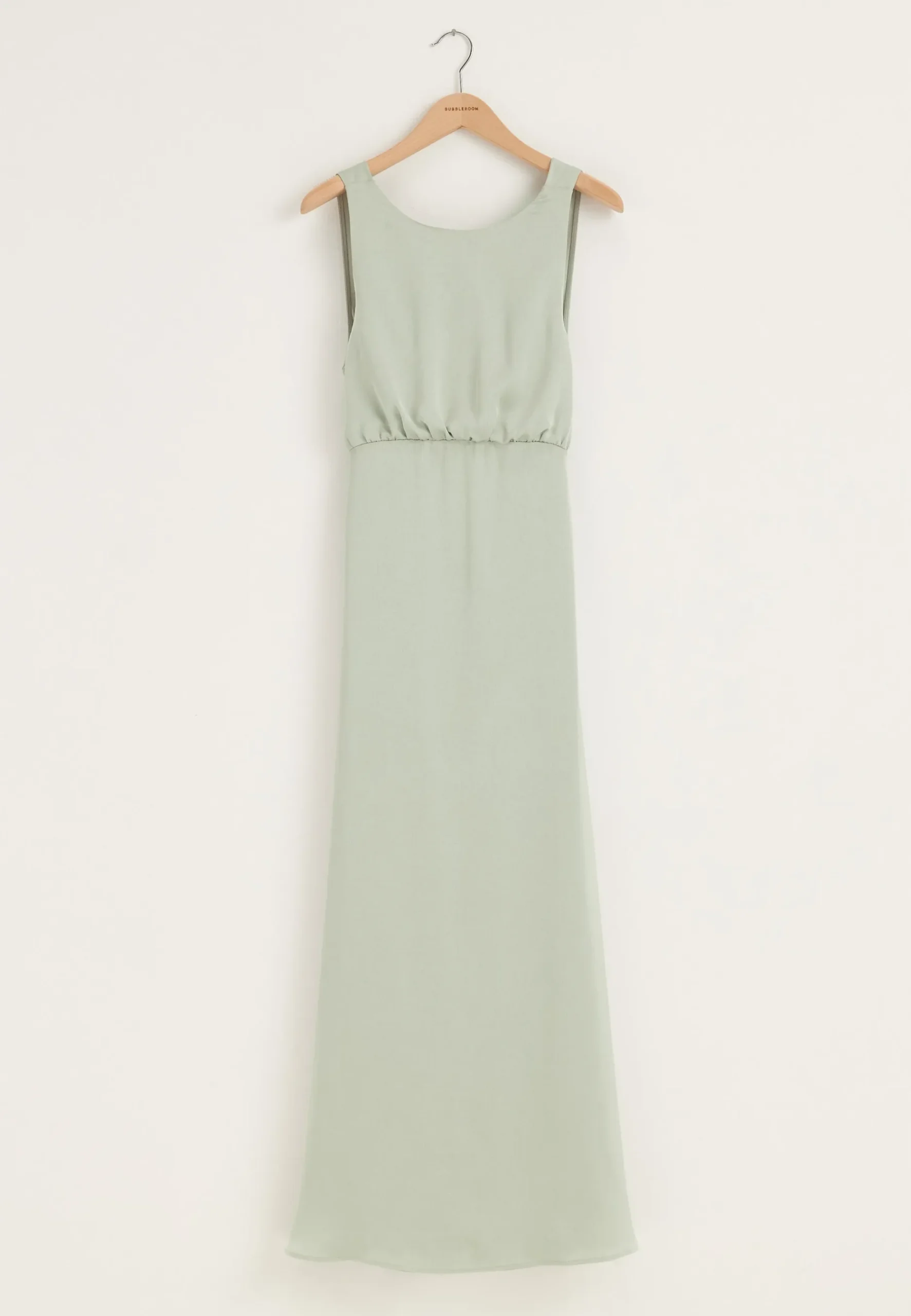 Tie Back Shawl Satin Dress