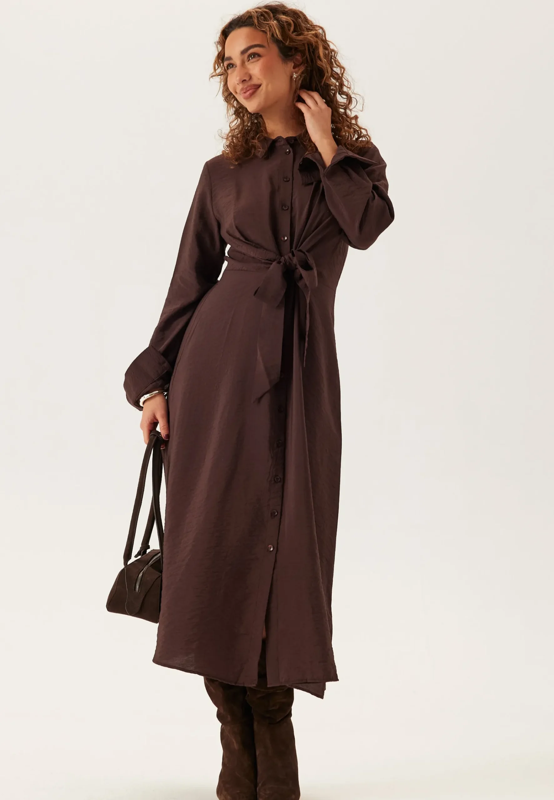 Tie Detail Shirt Dress