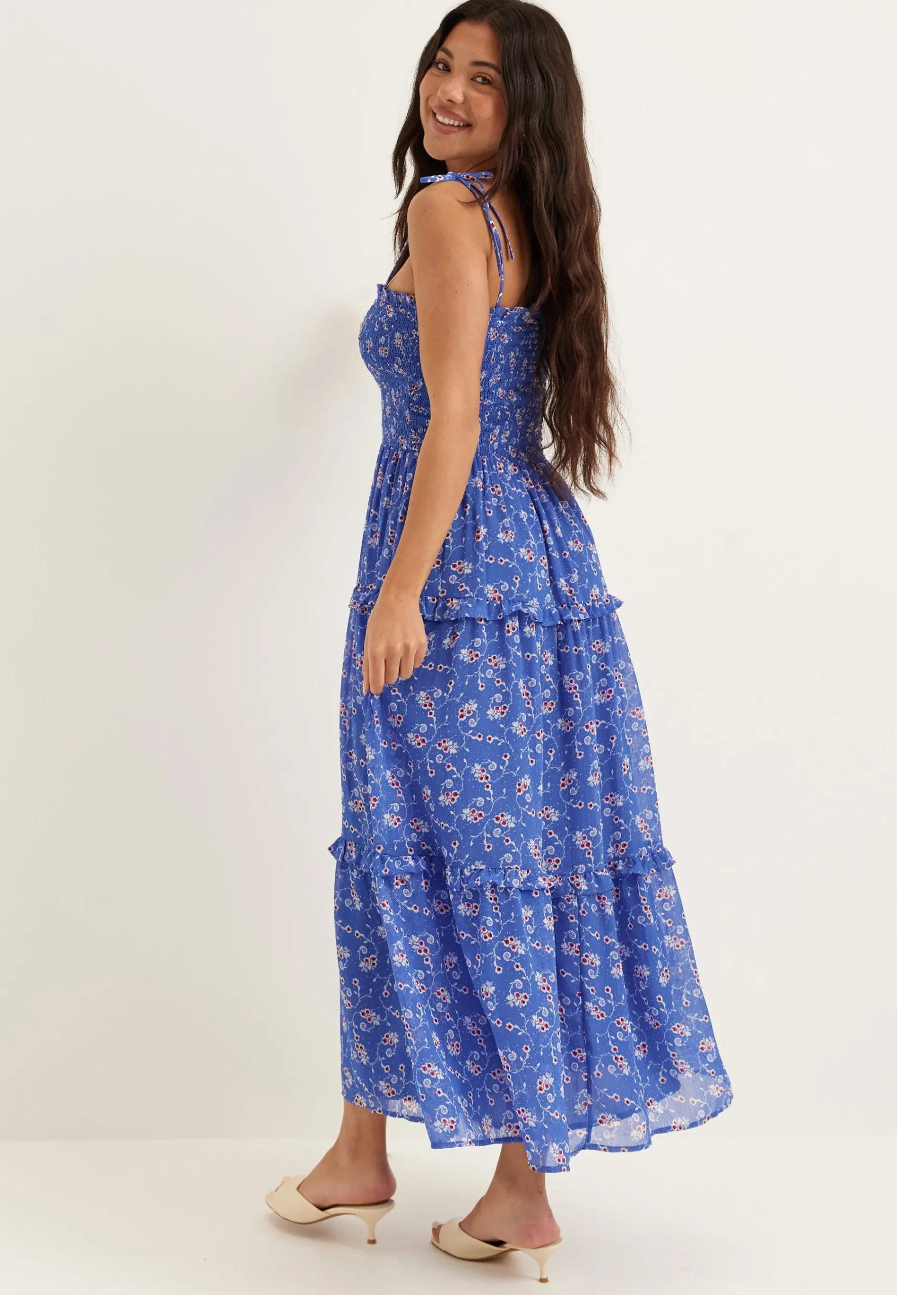 Tjw Aop Chiffon Maxi Dress Ext