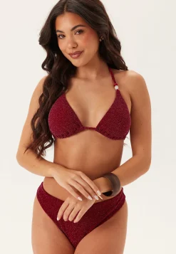 Triangle Glittery Bikini Top