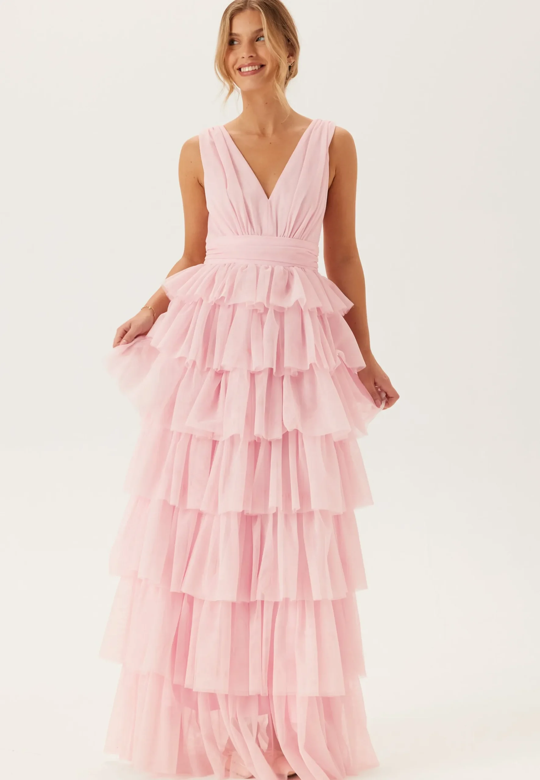 Tulle Frill Gown