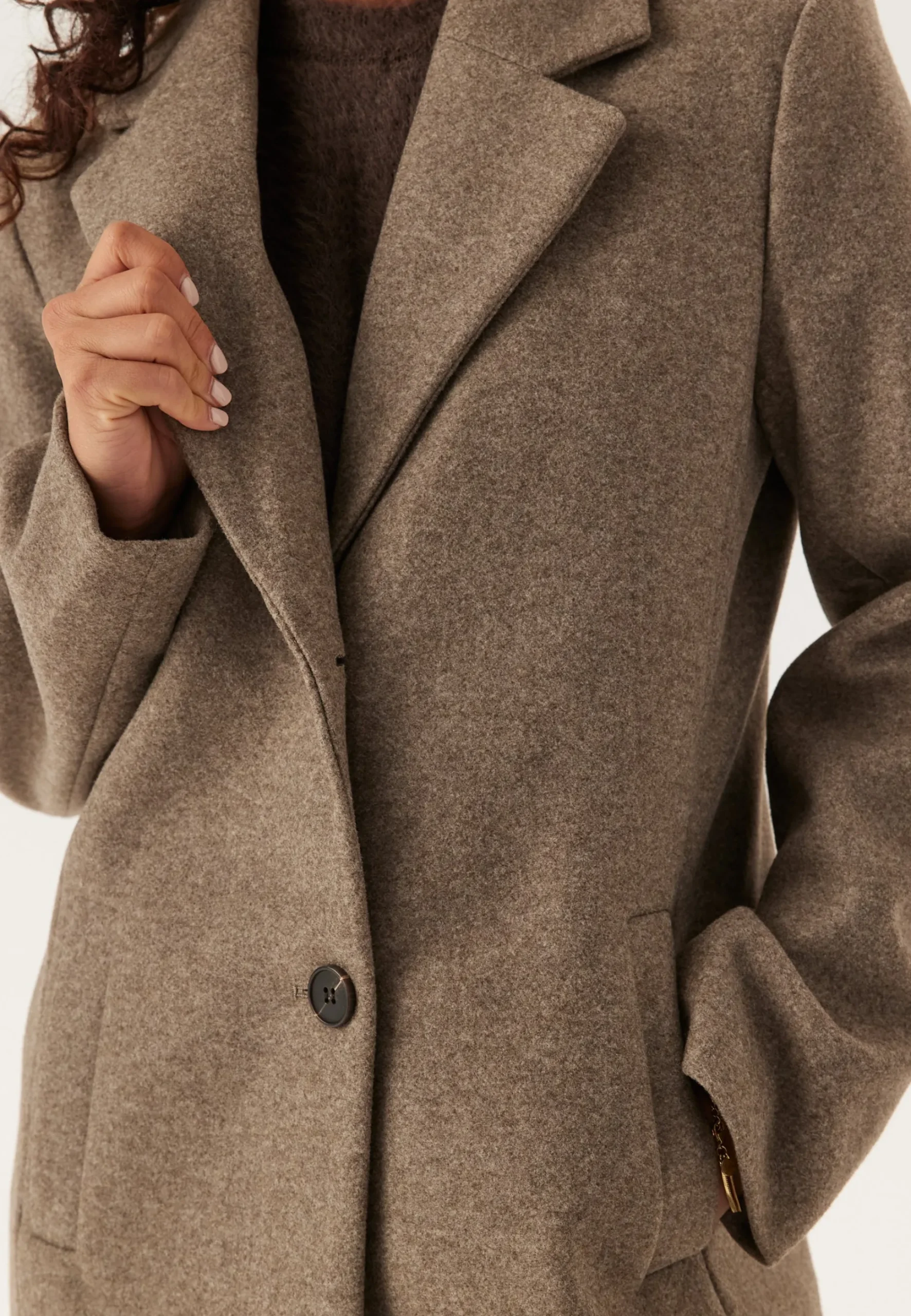 Viclaudia Button Coat