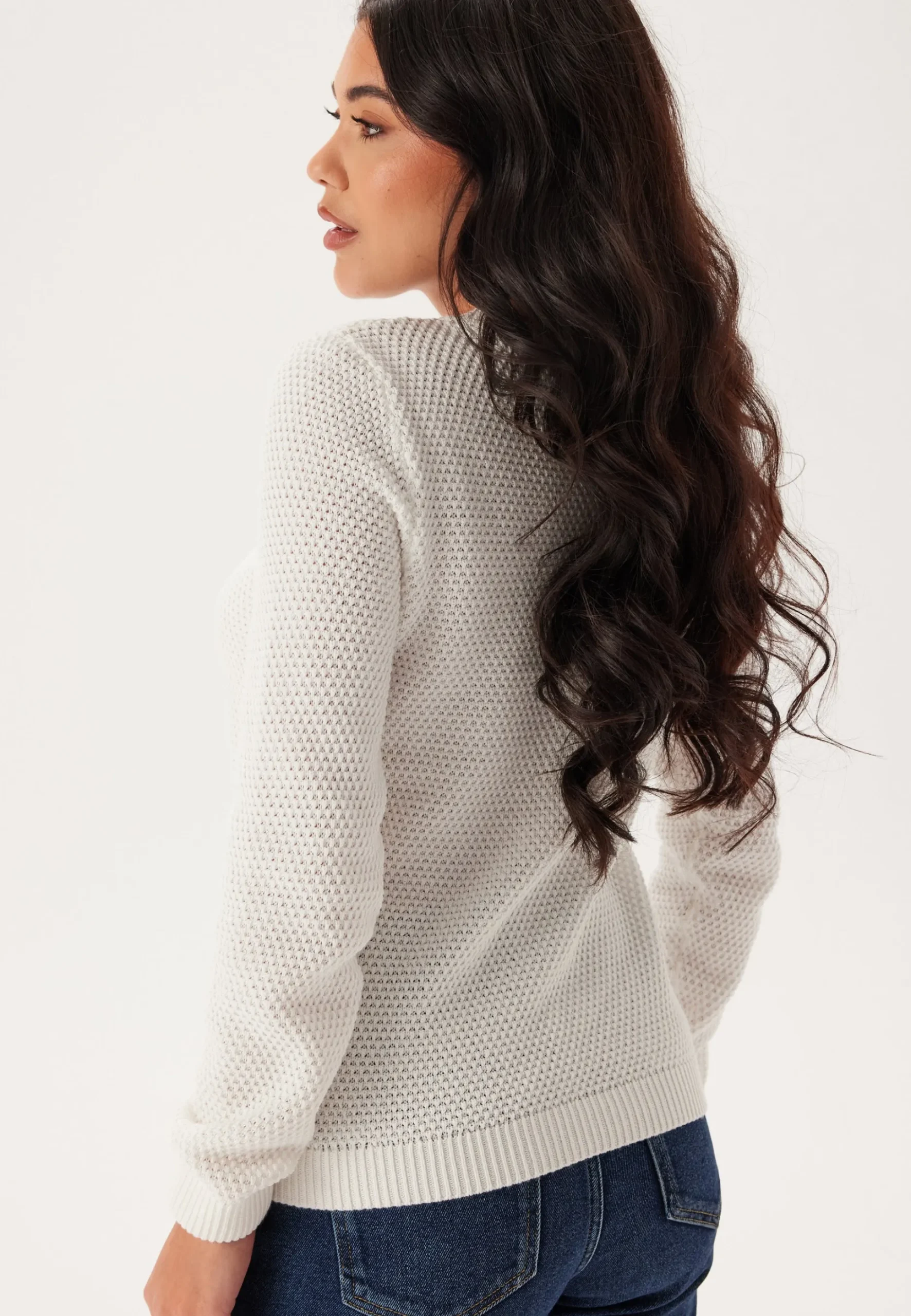 Vidalo O-neck L/S Knit Top