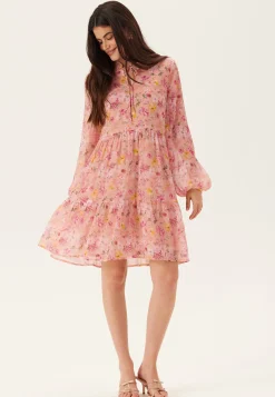 Vifalia L/S TIE V-NECK DRESS