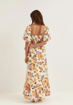 Viflola Square Neck 2/4 ANKLE DRESS