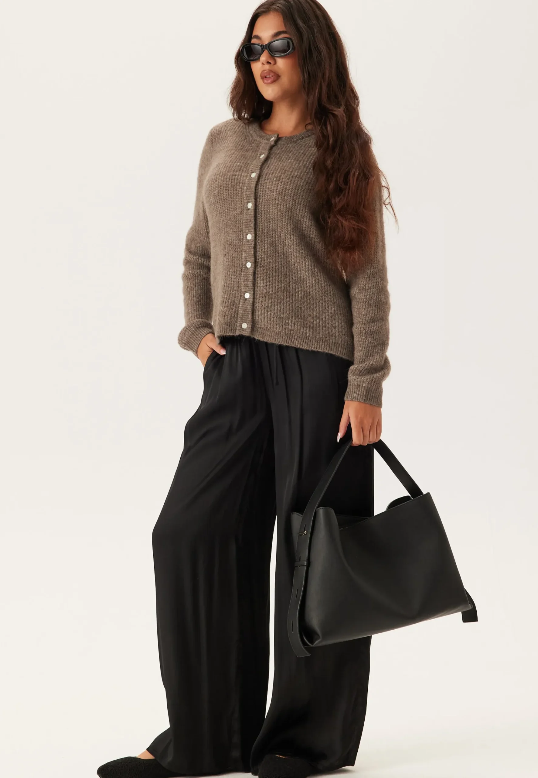 Vilory O-neck L/S KNIT CARDIGAN