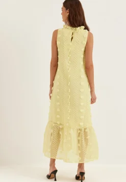 Vipalma S/L O-NECK ANKLE DRESS