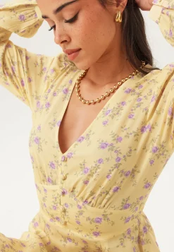 Viscose V-neck Maxi Dress