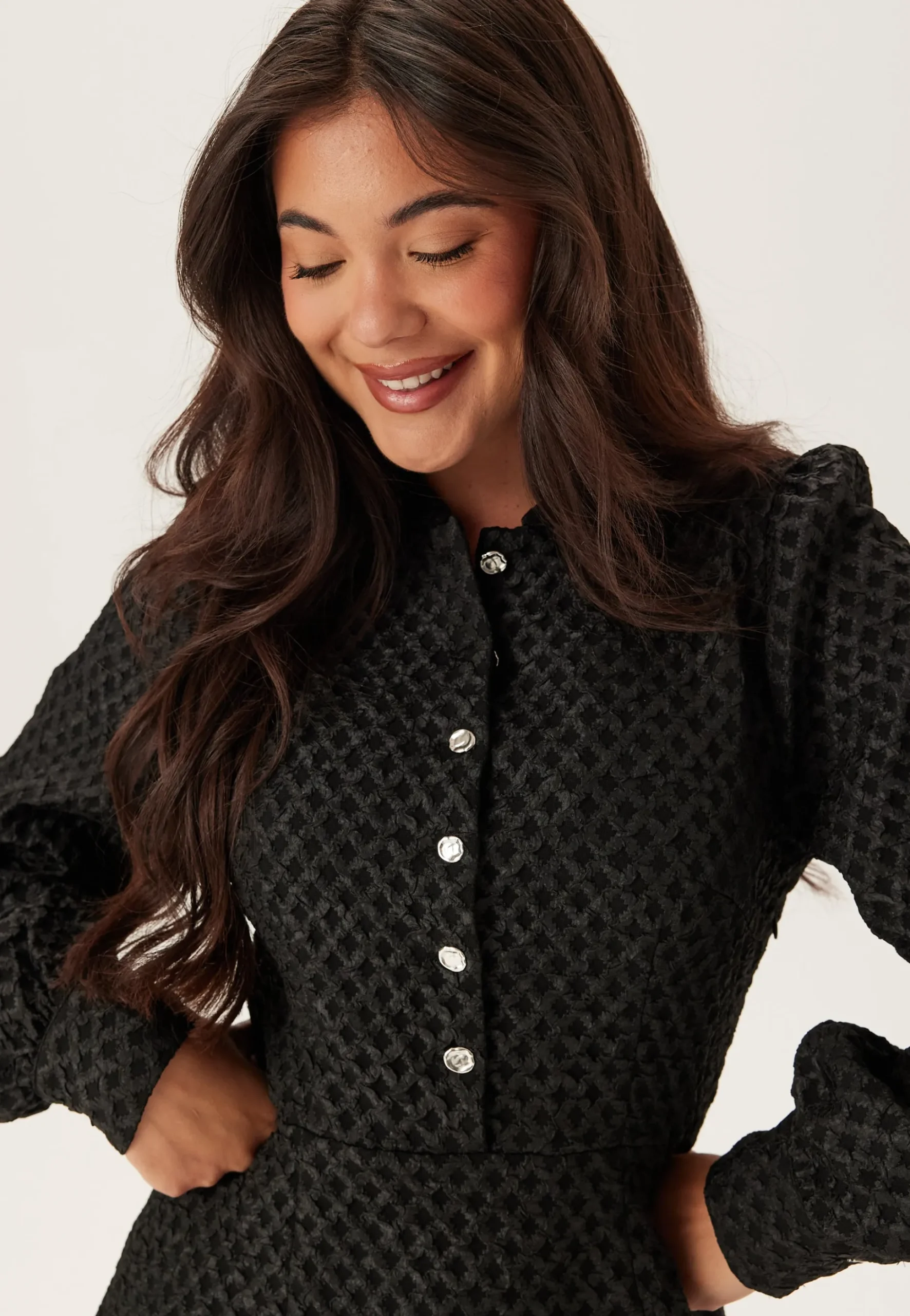 Vitaliama L/S JAQCUARD DRESS