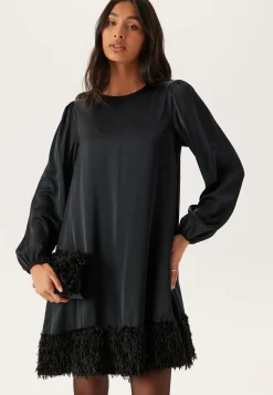 Viveer O-neck L/S SHORT DRESS