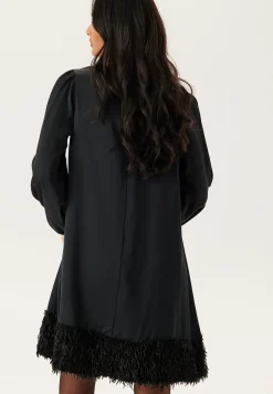 Viveer O-neck L/S SHORT DRESS