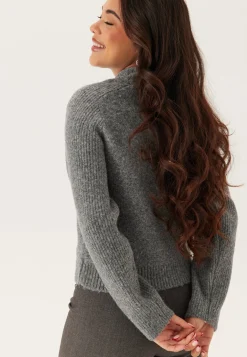 Vmbang Ls High Neck Zip Cardig