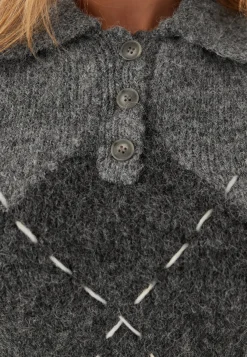 Vmbliss 2/4 POLONECK PULLOVER
